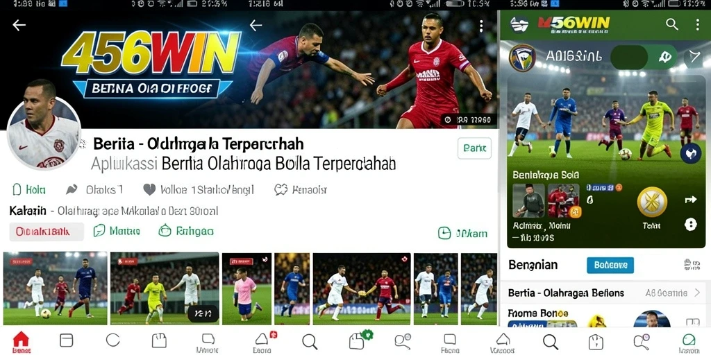 Tampilan antarmuka aplikasi 456WIN yang menarik dan informatif.