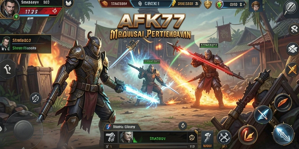 Tampilan antarmuka AFK77 yang memukau dan fungsional.