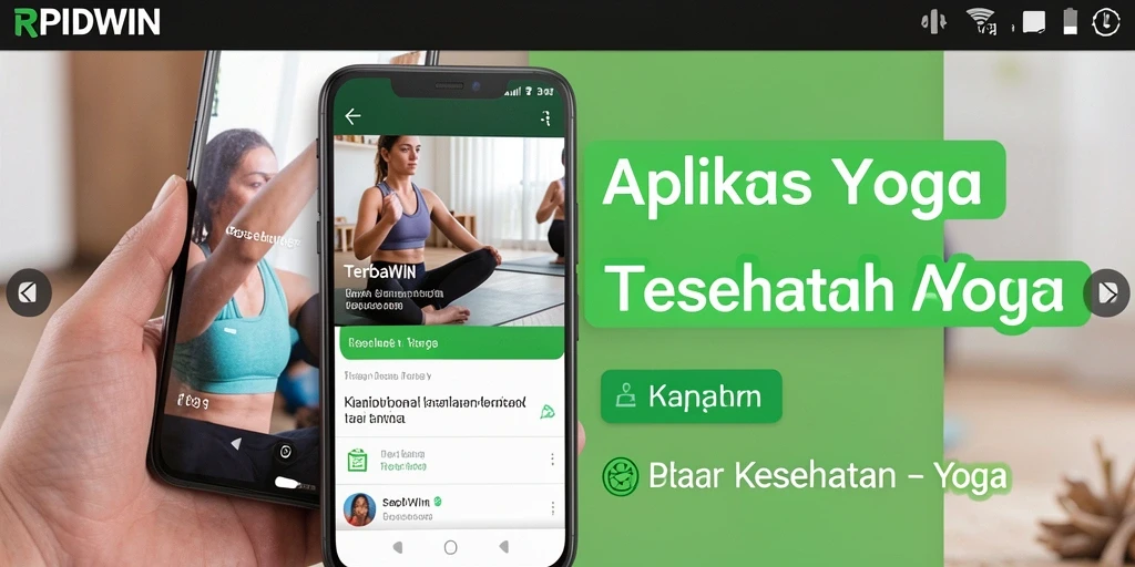 Antarmuka RPIDWIN dengan banyak pilihan latihan Yoga.